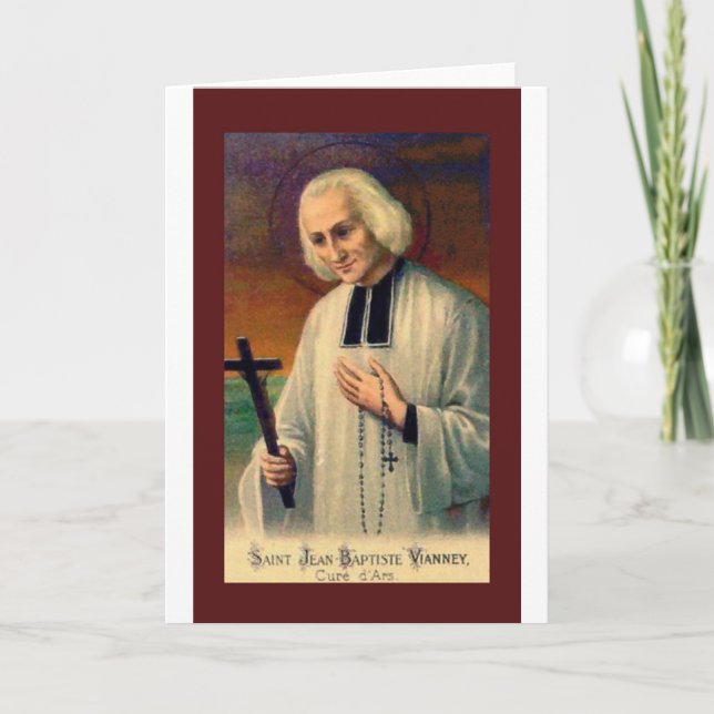 Johannes Vianney Karte (Vorderseite)