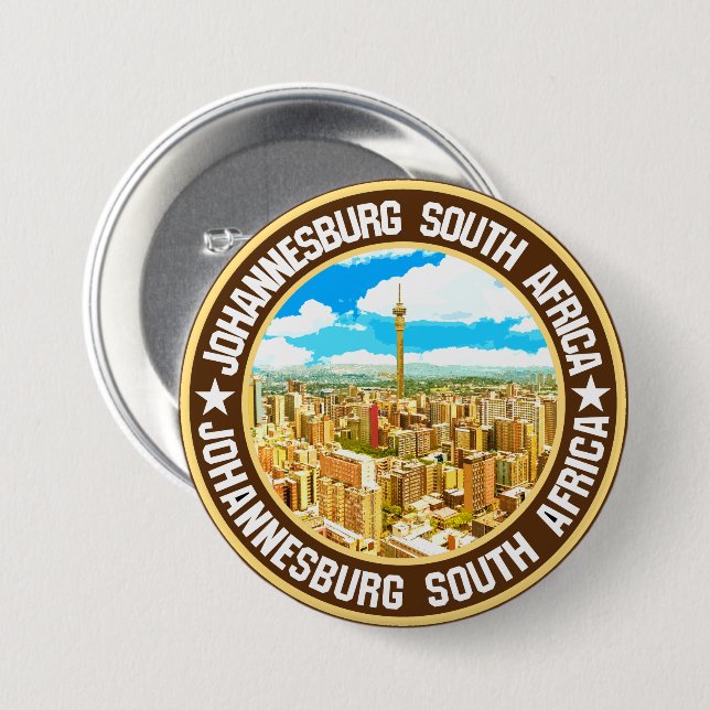 Johannesburg Button (Vorne & Hinten)
