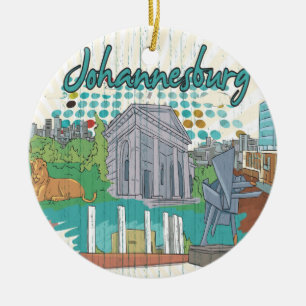Johannesburg Keramik Ornament