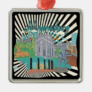 Johannesburg Ornament Aus Metall