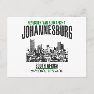 Johannesburg Postkarte