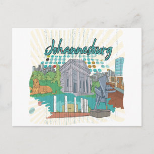Johannesburg Postkarte