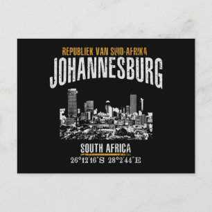 Johannesburg Postkarte