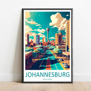 Johannesburg Reise Druck Wandkunst Johannesburg Wa Poster