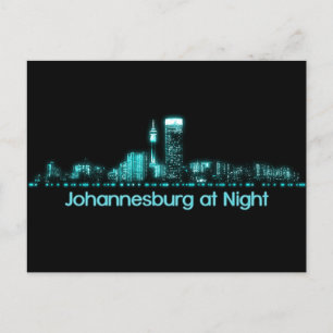 Johannesburg Skyline Postkarte