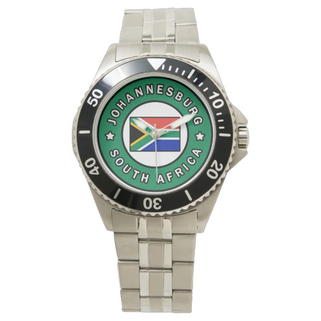Johannesburg Südafrika Armbanduhr (Vorderseite)