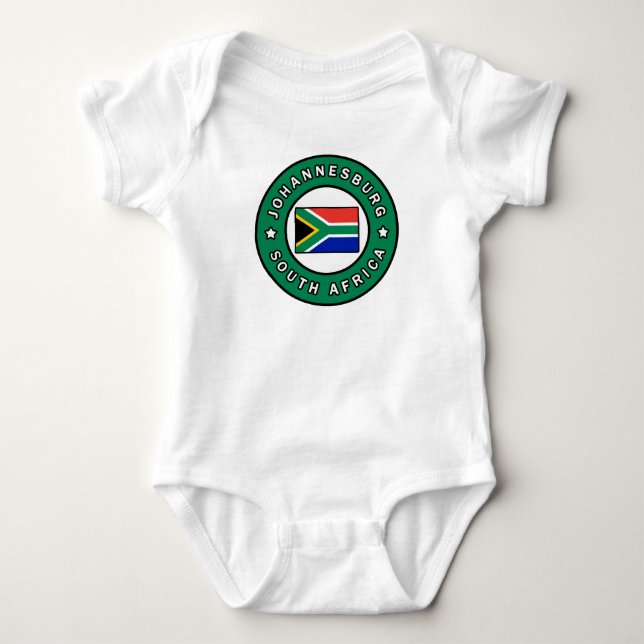 Johannesburg Südafrika Baby Strampler (Vorderseite)