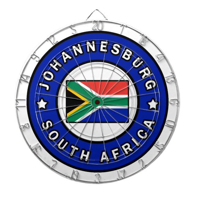 Johannesburg Südafrika Dartscheibe (vorne)