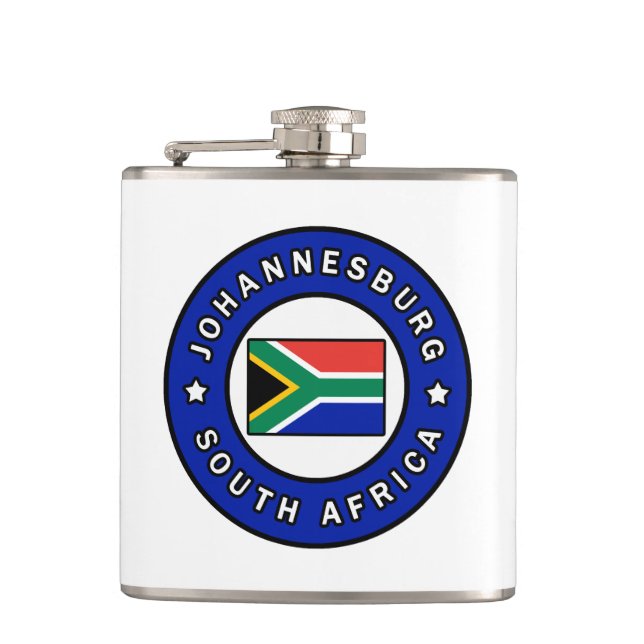 Johannesburg Südafrika Flachmann (Vorderseite)