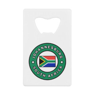Johannesburg Südafrika Geldbeutel Flaschenöffner