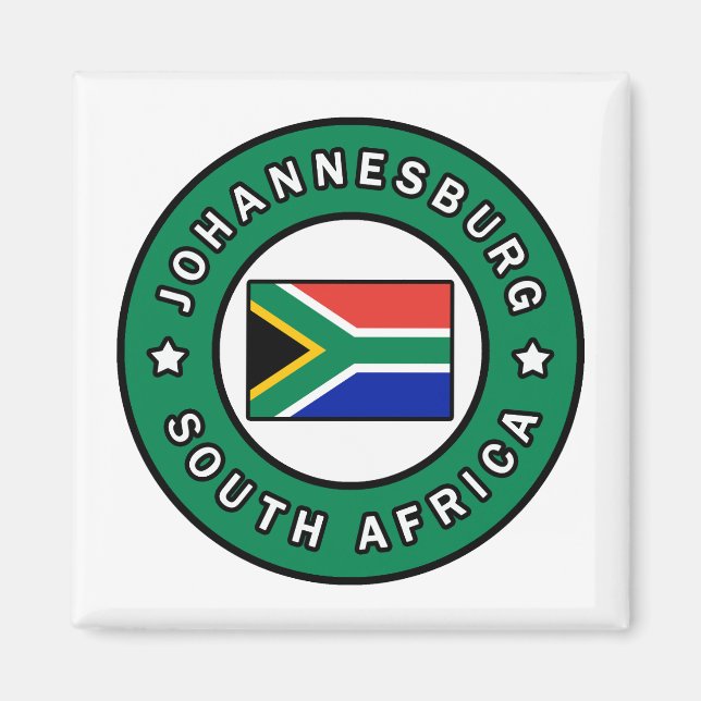 Johannesburg Südafrika Magnet (Vorne)