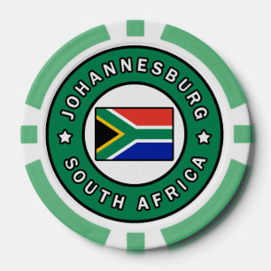 Johannesburg Südafrika Pokerchips