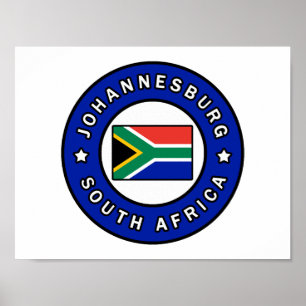 Johannesburg Südafrika Poster