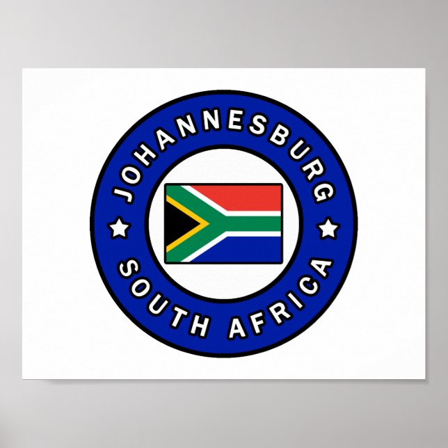 Johannesburg Südafrika Poster (Vorne)
