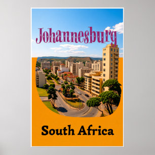 Johannesburg, Südafrika Poster