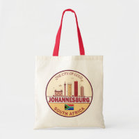 Johannesburg Südafrika Skyline Emblem