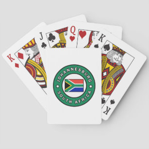 Johannesburg Südafrika Spielkarten