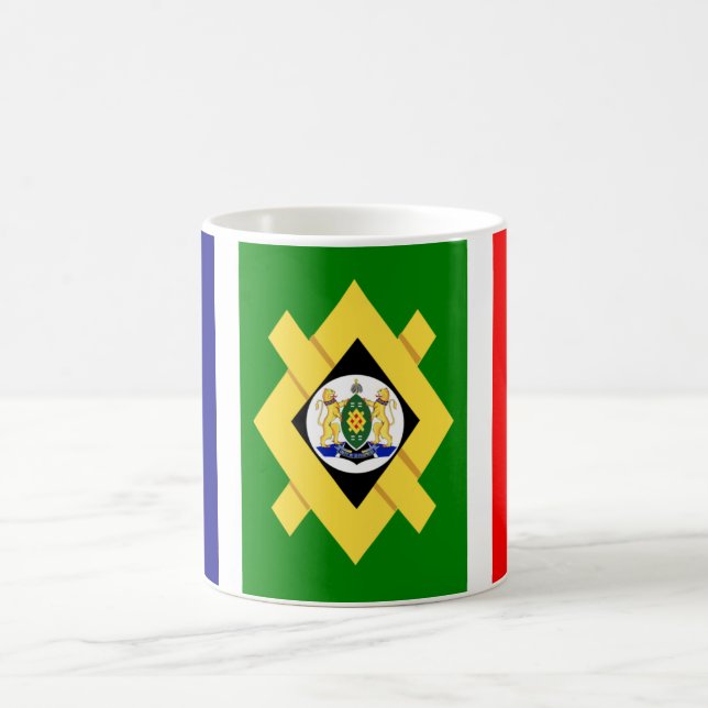 Johannesburger Flagge Tasse (Mittel)