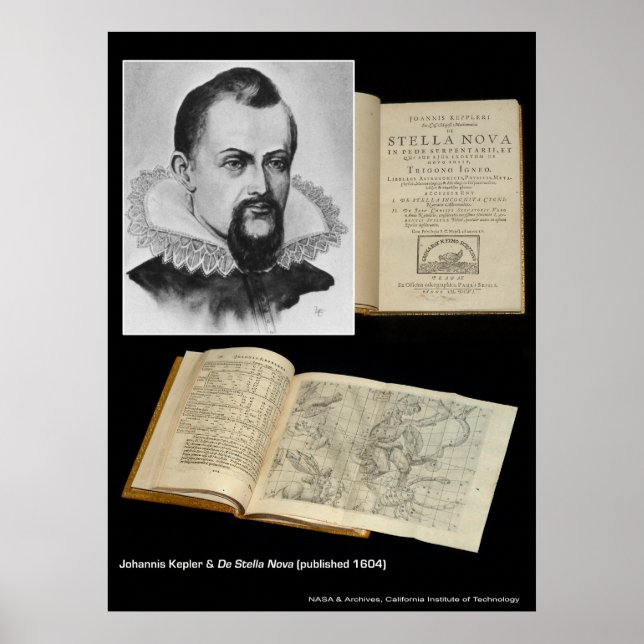 Johannis Kepler & De Stella Nova Poster (Vorne)