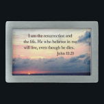 JOHN 11:25 SONNENREISE ÜBER DEM OZEANISCHEN FOTO RECHTECKIGE GÜRTELSCHNALLE<br><div class="desc">Ich bin die Auferstehung und das Leben. Wer an mich glaubt, wird leben, auch wenn er stirbt. Teilen Sie Ihren Glauben, Hoffnung, Wunder, Gottes Liebe und Segen mit diesem wunderschönen Ozean Foto-Design mit dem inspirierend Schriftzug Vers John 11:25 über T-Shirts und Geschenke. Dieses ruhige John 11:25 Design wird ein gepflegtes...</div>