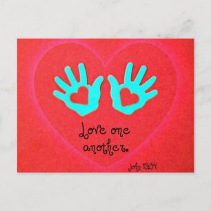 John 13:34 postkarte