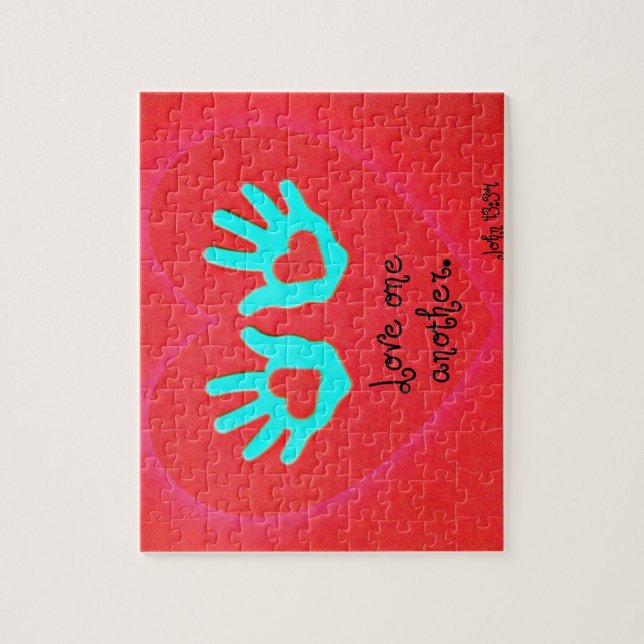 John 13:34 puzzle (Vertikal)