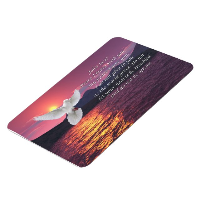 John 14:27 Bibel zitiert Magnet (Linke Seite)