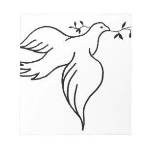 John 14:27 Bibelverse Religion Christentum Dove Notizblock