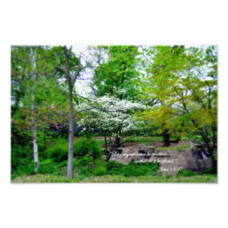 John 14:27 Ließ nicht, dass dein Herz beunruhigt s Fotodruck