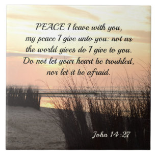 John 14:27 Peace, den ich mit dir verließ, Ocean S Fliese