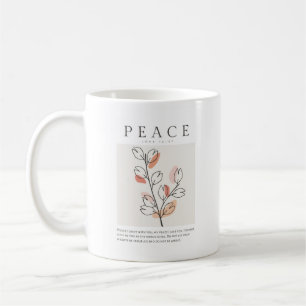 John 14:27 Peace verließ ich mit dir Kaffeetasse