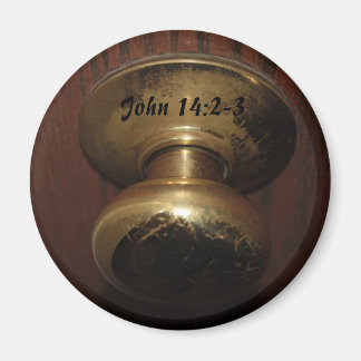 John 14:2-3 Türknauf Magnet