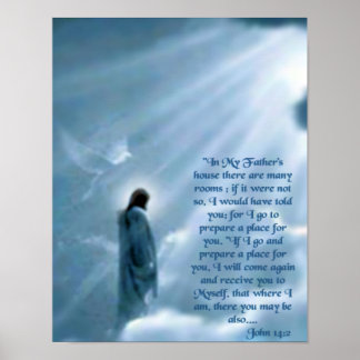 JOHN 14,2 POSTER