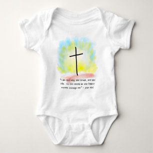 JOHN 14:6 Baby Jersey Bodysuit Baby Strampler