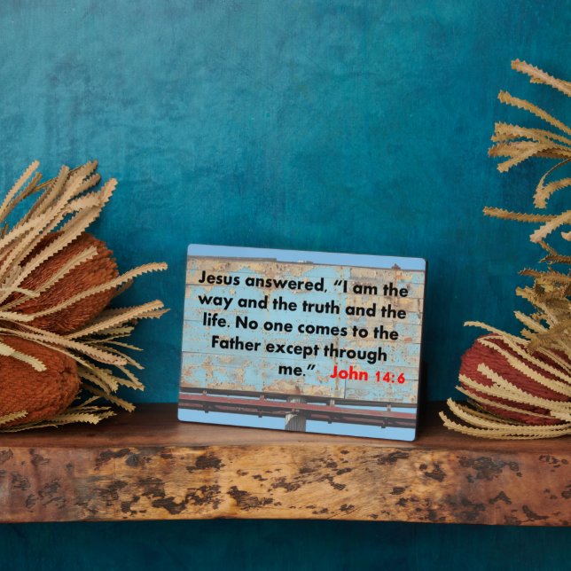 John 14:6 fotoplatte (Seite)