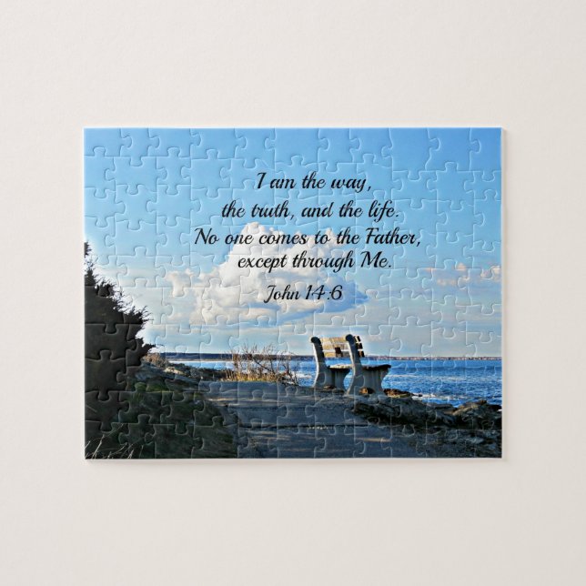 John 14:6 Ich bin der Weg Puzzle (Horizontal)