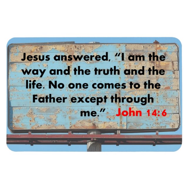 John 14:6 magnet (Horizontal)