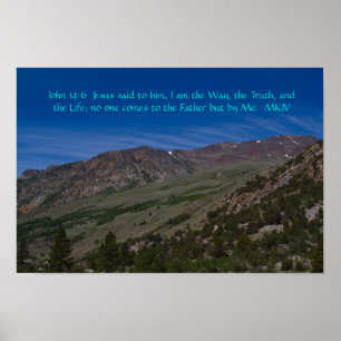 John 14: 6 Poster