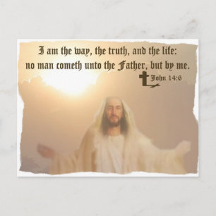 John 14:6 postkarte