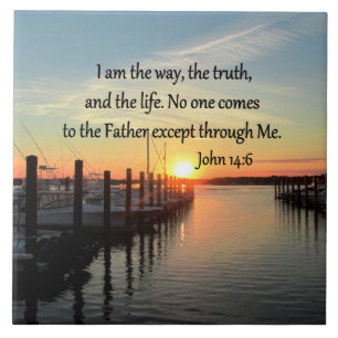 JOHN 14:6 SUNSET FOTO DESIGN FLIESE