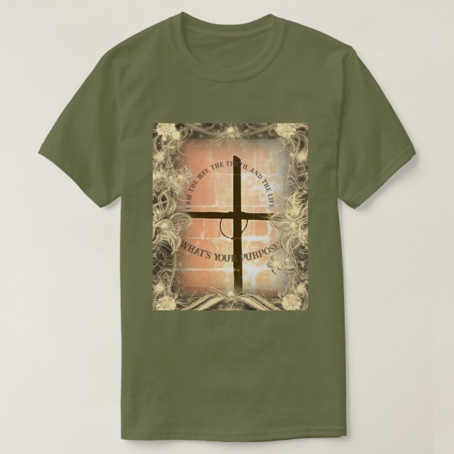 John 14:6 T-Shirt (Design vorne)