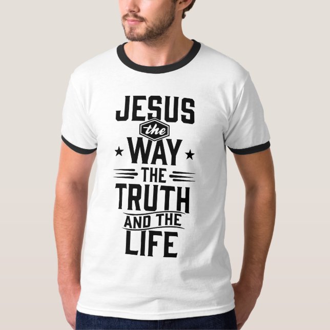 John 14:6 T-Shirt (Vorderseite)