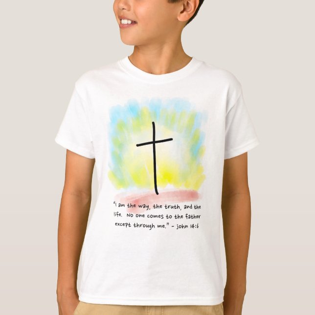 JOHN 14:6 T - Shirt für Jungen (Vorderseite)