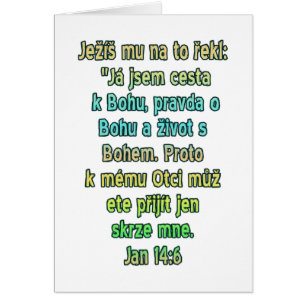 John 14:6 Tschechisch