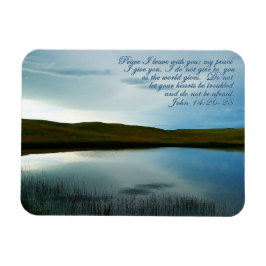 John 14 Peace Scripture Inspirational Magnet
