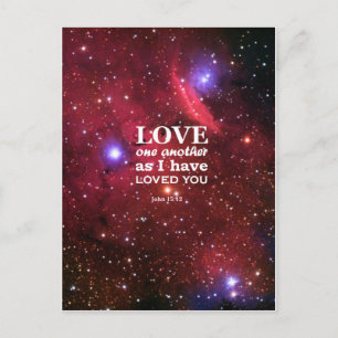 John 15:12 postkarte