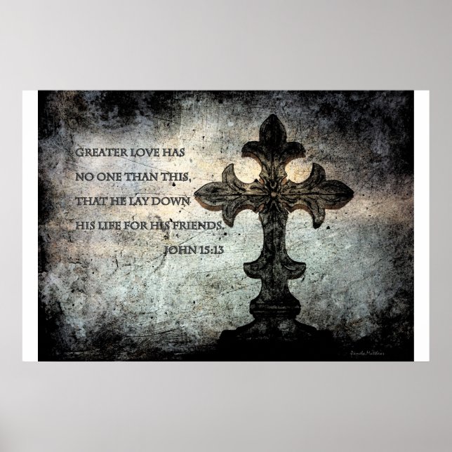 John 15:13 Scripture Poster (Vorne)