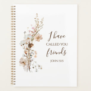 John 15:15 Ich habe dich Freunde Bible Verse genan Planer