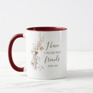 John 15:15 Ich habe dich Freunde Bible Verse genan Tasse