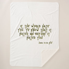 John 15:18 KJV Bible Scripture Verse Sherpadecke